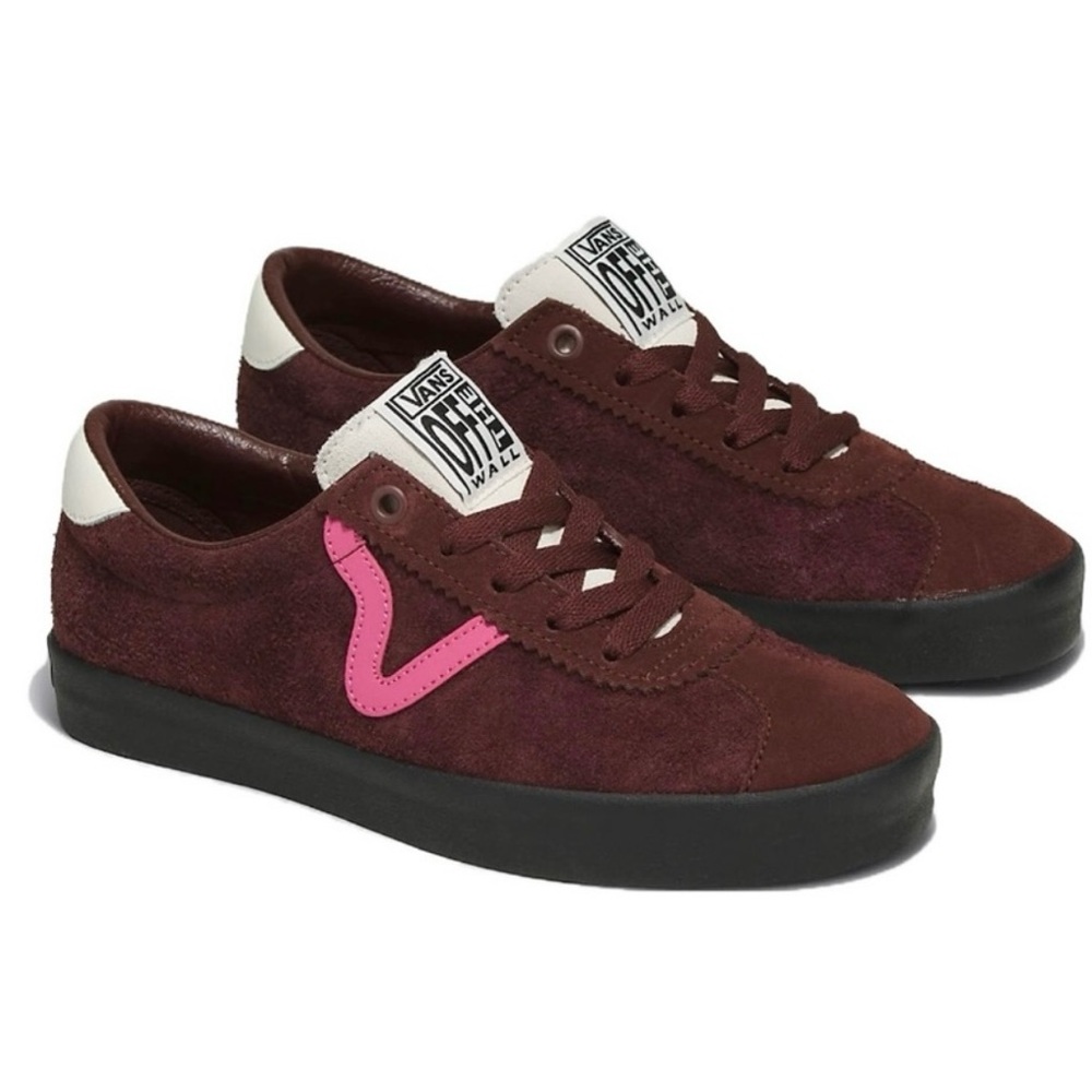 Vans Sport Low Maroon Suede Sneakers, NWOB, Women’s Multiple Sizes